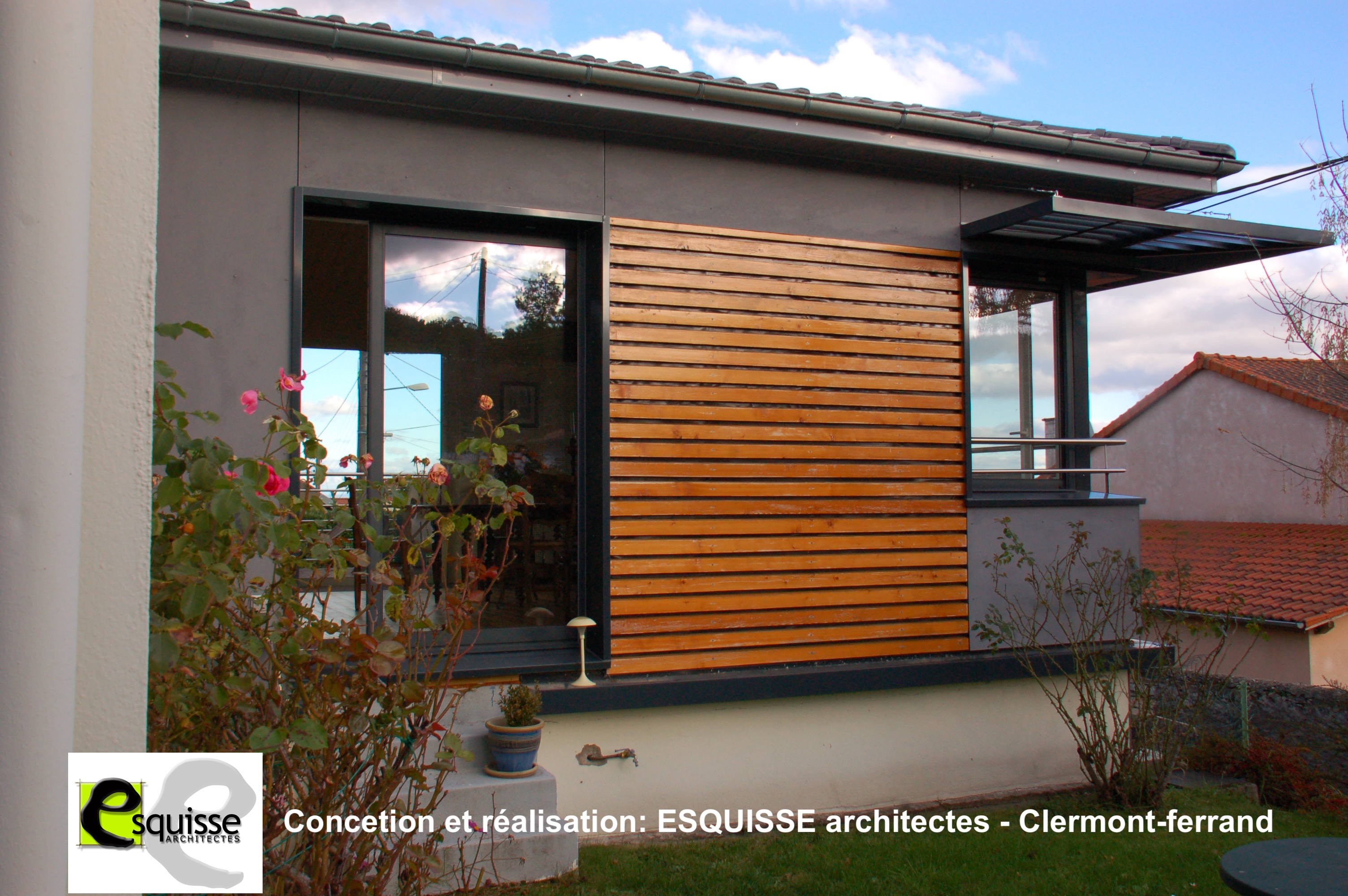 Nouvelle pièce avec terrasse