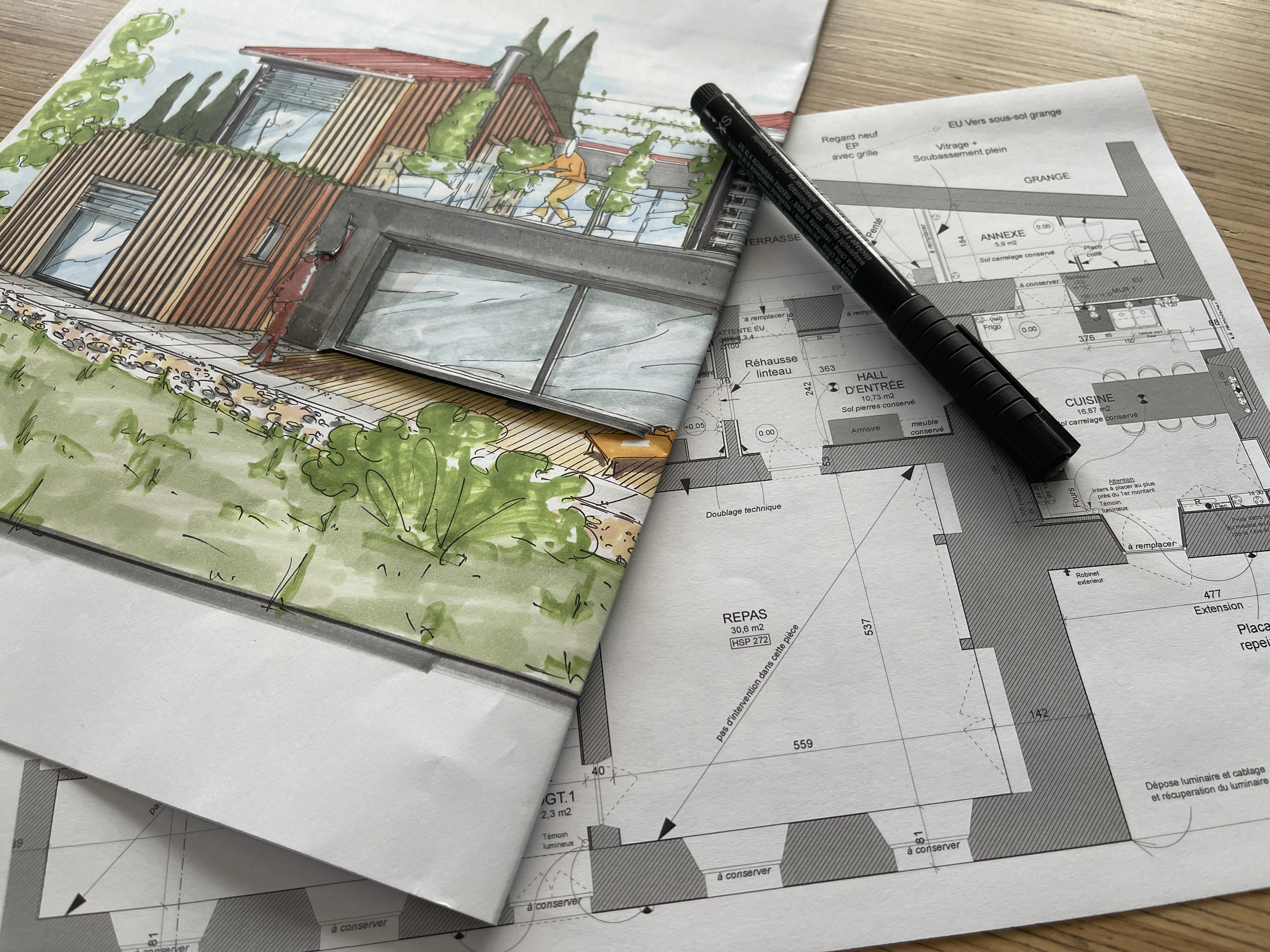 Réalisation ESQUISSE Architectes — Hôtes et Voûtes